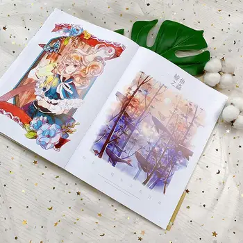 Novi Japonski Dekle Risanka Slika, Slikarstvo knjiga Akvarel rubikova Kocka Huang Pisang je Akvarel Slika Tutorial