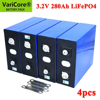 VariCore 4pcs 3.2 v 310Ah Lifepo4 Baterija za Polnjenje Litij-Železo Fosfat Sončne Celice 12v 24v 36v Lifepo4 Celice ZDA/EU brez DAVKA