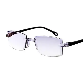 Moda Nove Anti-Blu-ray Obravnavi Očala, Diamantno Rezanje Edge Fashion Obravnavi Očala, Dvojno Branje Svetlobe Očala, Ravno Lečo