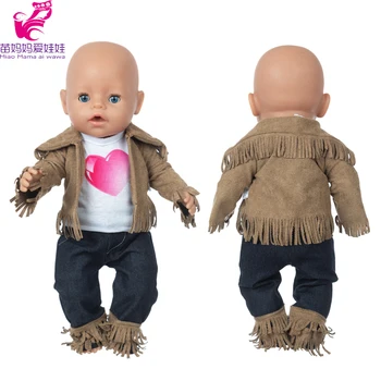 Baby Doll Obleko Zimski Telovnik Za 18 Inch Dekle Lutke Jopiči Igrače, Obleke Otrok Darilo