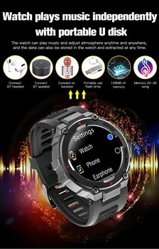 CZJW F26 Pametno Gledati Moške 2021 novo tehnologijo Bluetooth, združljiva klic po Meri Izbiranje Šport ura Smartwatch Fitnes Tracker Android, ios