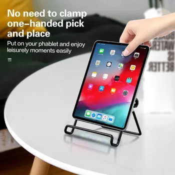 Univerzalni Kovinske Žice Tablet Nosilec za IPad, Samsung Stojalo Gori Zložljivo Mizo Prilagodljiv Telefon Nosilec za IPhone Xiaomi Huawei