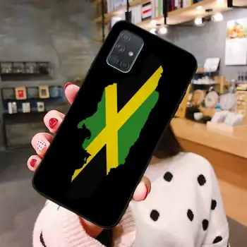 CUTEWANAN Jamajka Jamajški Zastava Črna Primeru Mobilni Telefon Samsung Galaxy A01 A11 A31 A81 A10 A20 A30 A40 A50 A70 A80 A71 A91 A51
