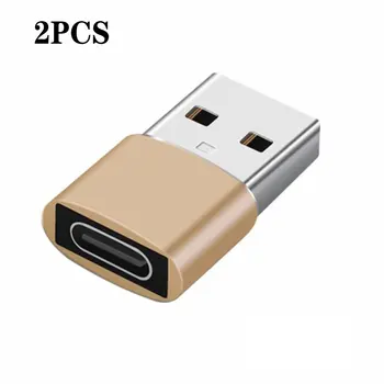 2pcs USB C OTG Adapter Tip C do USB Adapter Tip-C OTG Kabel Za iPhone 12 Pro Max Za airpods 1 2 3 telefon USB Adapterji