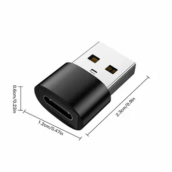 2pcs USB C OTG Adapter Tip C do USB Adapter Tip-C OTG Kabel Za iPhone 12 Pro Max Za airpods 1 2 3 telefon USB Adapterji