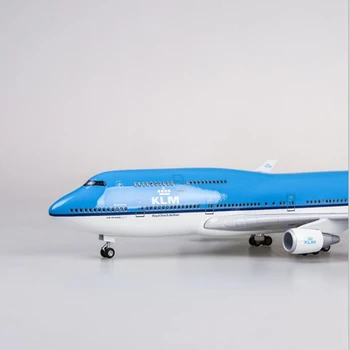47 CM, 1:160 Obsega Letala KLM Royal Dutch Airlines Boeing B747 Zrakoplova Model S Kolesi Diecast Smolo Letalo Zbirateljske Darilo