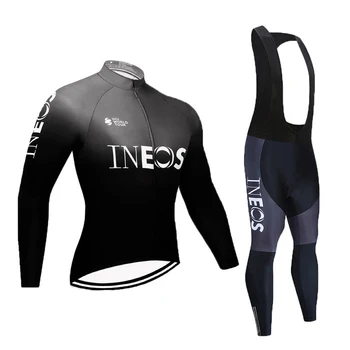 2021 INEOS long sleeve Kolesarjenje oblačila Sklop bib hlače ropa ciclismo kolesarska oblačila MTB kolo long sleeve jersey moška oblačila