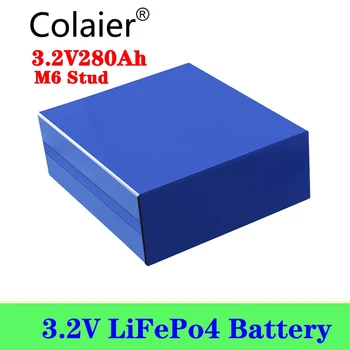 16pcs Colaier 3.2 V 280Ah lifepo4 baterija 12V 48V 280AH Akumulatorske baterije za Električni avto, RV Sončne Energije za shranjevanje
