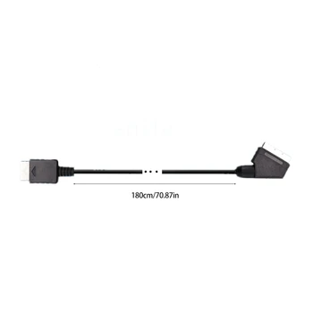 1,8 m RGB Scart Kabel Za Sony PS1 PS2 PS3, TV AV Vodi Zamenjava Povezavo Igra Kabel Žice za PAL/NTSC Slabosti