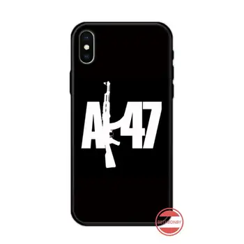 AK47 kul Pištolo vzorec luksuzni mobilni Telefon Primeru funda funda za iPhone 11 12 pro XS MAX 8 7 6 6S Plus X 5S SE 2020 XR