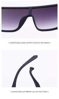 LAMOFUR 2021 Novo Rectanglar sončna Očala Moški Ženske Modni Kvadratnih Moška sončna Očala Znamke Design Enem kosu Objektiv Očala UV400 32090