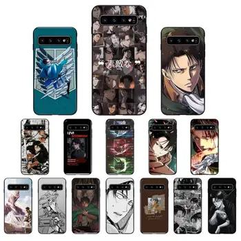 Levi Ackerman Obraz Shingeki ne Kyojin Anime Primeru Telefon Za Samsung S20 Ultra S20 Plus S10 S8 S9 Plus S7 Rob S21 Plus