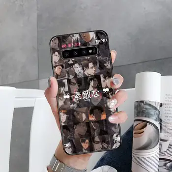 Levi Ackerman Obraz Shingeki ne Kyojin Anime Primeru Telefon Za Samsung S20 Ultra S20 Plus S10 S8 S9 Plus S7 Rob S21 Plus
