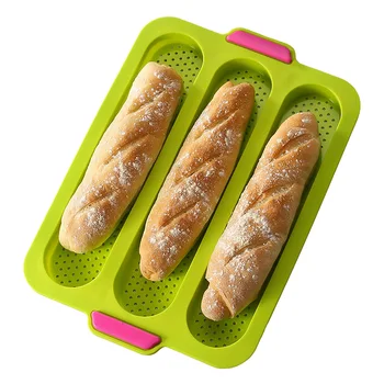 3 Omrežij Silikonski Peko Kruha, Plesni Non-Stick Toplotno Odporen Plesni Kruh Peko Orodja, Kuhinjskih Pripomočkov