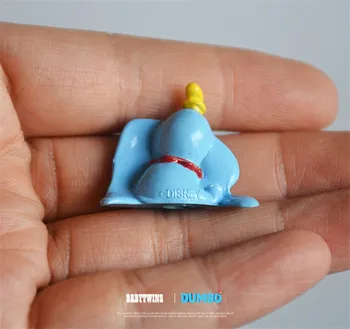 24piece 2,5 cm, zelo majhna dumbo Slon PVC Akcijska Figura Model Igrača dumbo microlandschaft DIY Materialov