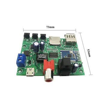 Lusya U disk TF kartice lossless predvajalnik Bluetooth 5.0 avdio sprejemnik I2S / koaksialni / optični izhod T0519