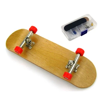 Finger Skate Board Lesa, Lesenih Fingerboard Strokovno Fingerboars Z Ležaji Kolo, Trak, Pena Set Darilo za Otroke Otrok