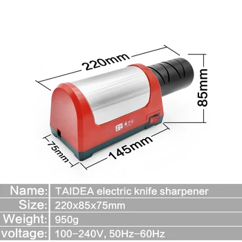 TAIDEA VRH Električni Nož Ostra Profesionalni Diamantni Brusilni Sistem Brusilni Kamen Moč Motorja 18W Kitcehn orodje