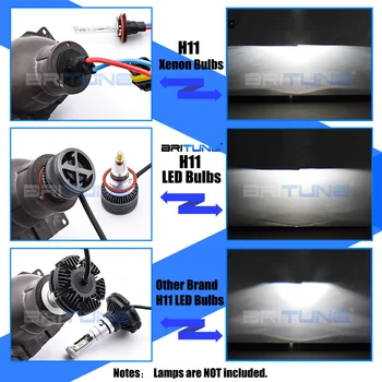 Britune Koito V5 H11 Avto Objektiv Bi-xenon Projektor HID LED Smerniki Leče 3.0-palčni Full Metal Tuning Kit Pribor za Natikanje