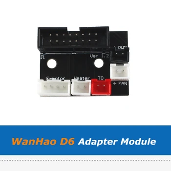 WanHao D6 V1.2 Adapter Modul Širitev Odbor Združljiv Z i3Plus MK2/D9/D6 PLUS 3D Tiskalnik Deli