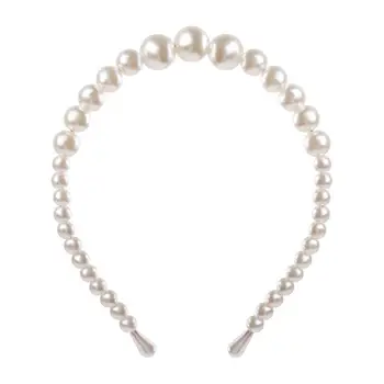 Elegantno Polno Pearl Hairband, Luštna Glavo Las Obroče Pasu,ženske Pribor Ornament Moda za Lase Imetnik Glavo