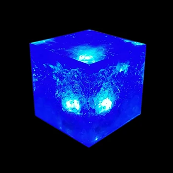 MCU Tesseract Neskončnosti Prostora Kamen Replika Super Junak L-ban KI Modra Svetloba Cosplay Prop Halloween Kostum