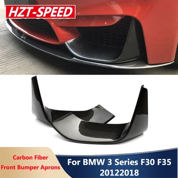 Zadnji Ogljikovih Vlaken Avto Sprednji Odbijač Predpasniki Strani Splitter F30 F35 Za BMW Serije 3 Sprememba M3 Slog Avto Odbijača 2012-2018