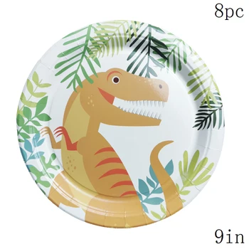 Nasmeh Dinozaver Razpoložljivi Namizna Jurassic Svetu Temo Odpotoval Eden 1. Fant Rojstni dan Dino Stranka Jungle Safari Bučanje Stranka Dekor