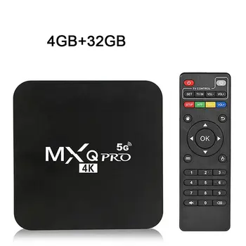 4K Smart Media Player, TV Okno Smart Android TV Box Set-top Box Omrežja Igralec Set-top Box Doma Daljinski upravljalnik Polje