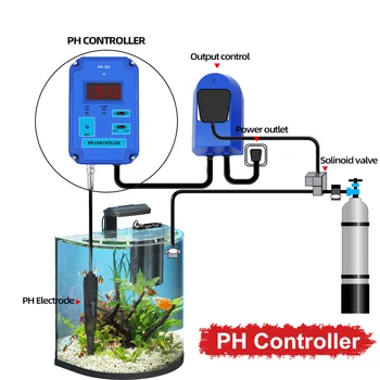 PH ES TDS Meter ORP TEMP Krmilnik Kakovosti Vode Detektor BNC Tip Sonde Tester Kakovost Vode za Akvarij Bazeni Pitne Vode