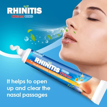 20 g Rinitis, Sinusitis Mazilo, zamašen nos, Zdravljenje Smetano Mint Ekstrakta Osveži Nos Hladno sveže Olje Lajšanje izcedek iz Nosu