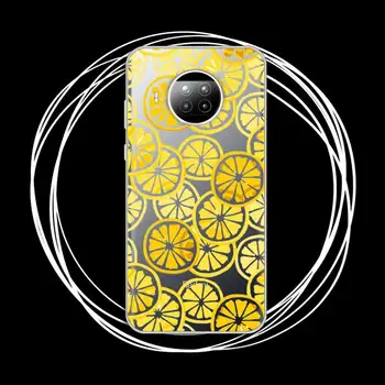Limonin Sadje DIY Naslikal Lepo Telefon Primeru Pregleden za Xiaomi Redmi opomba 10 t 8 9 pro lite 11