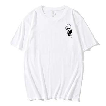 2020 Novo Harajuku moška Bela majica Grozo Pops Priložnostne T-shirt Kratek Rokav O Vratu Čistega Bombaža Dihanje Moški Ženske T-shirt