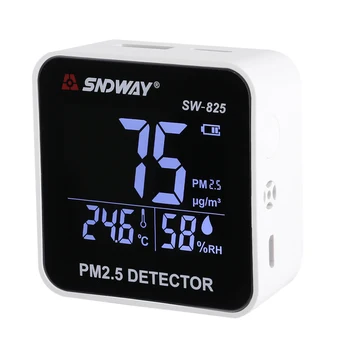 SNDWAY Digitalni LED Kakovost Zraka Monitor PM2.5 Detektor Temperature In Vlažnosti Meter Merilni Instrument