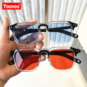 Yoovos Kvadratnih Sončna Očala Ženske Luksuzni Ocean Objektiv Za Ženske Sončna Očala Retro Očala Blagovne Znamke Design Sončna Očala Klasičen Moški Okulary