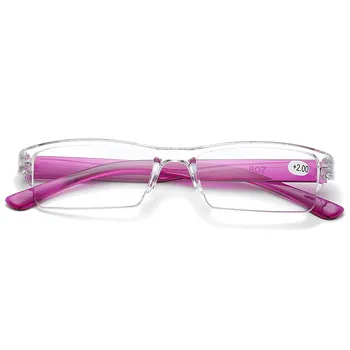 CRSD Kvadratnih Branje Glassses Presbyopic Očala Prenosni Ultralahkih Presbyopia Očala Za Moške, Ženske +1+1.5+2+2.5+3+3.5+4