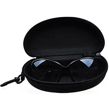Črna Prenosni Srčkan Slog Težko Zadrgo Primeru Polje Glasses Eye Glasses Sunglass Vrečko