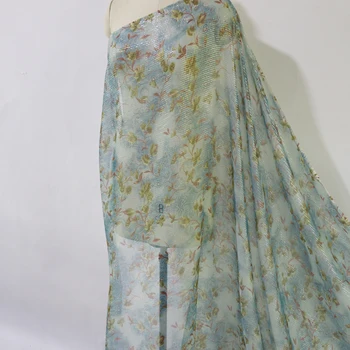 100cm*145 cm, Lahka Teža Svile Gaza Material Za Šal Elegantno Naravna Svila Georgette Tkanine Yoryo Krep