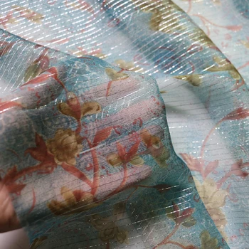 100cm*145 cm, Lahka Teža Svile Gaza Material Za Šal Elegantno Naravna Svila Georgette Tkanine Yoryo Krep