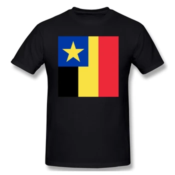 Zastavo Guverner Splošno Belgijski Kongo Smešno Šalo Moške Osnovne Kratek Rokav T-Shirt Belgijski Vrhovi Tees Evropske Velikost