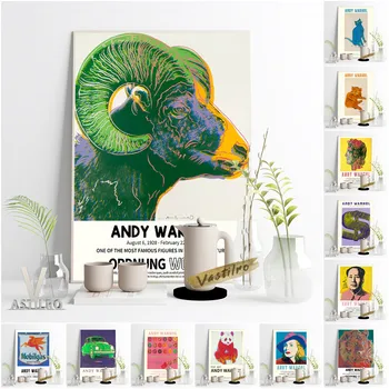 Andy Warhol Pop Art Razstava Muzej Plakat Vizualna Umetnost Gibanja Tiskanja Platno Slikarstvo Letnik Povzetek Urad Kava Stenski Dekor