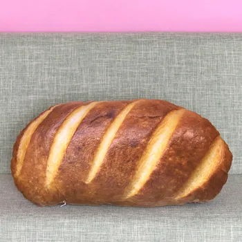 30 cm Ponaredek Kruh 3D tiskanja Kruh Cusion Ustvarjalne Simulacije Kruh Blazino Smešno Malica Kruh Obliko Mehko Polnjene Blazino