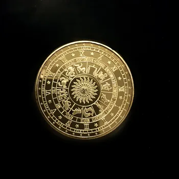 Leo Spominski Kovanec Dvanajst Constellation Srečen Zlatnik