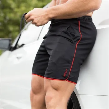 Nov Poletni Mens hlače telovadnic Fitnes, Bodybuilding Priložnostne in športne kratke hlače Joggers vaja blagovne Znamke Sweatpants Šport M-XXL