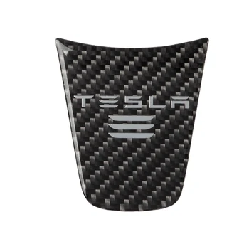 Vxvb Novo Za Tesla Model 3 Y 2021 Pribor Zaščitnik Treh Avto Nalepke Model3 Ogljikovih Vlaken Volan Pokrov Notranje zadeve