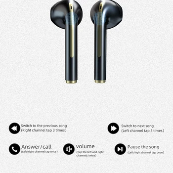 X1 TWS Bluetooth Slušalke Glasbo, Slušalke Touch Kontrole Čepkov Vodotesno Brezžično ročaji očal Za Xiaomi Huawei Iphone Android