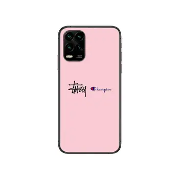 Ameriško športno znamko risanka Primeru Telefon Za XiaoMi Redmi Opomba 10 9 8 7 6 5 Pro T Y1 Anime Črni Pokrov Silikonski Nazaj Pre