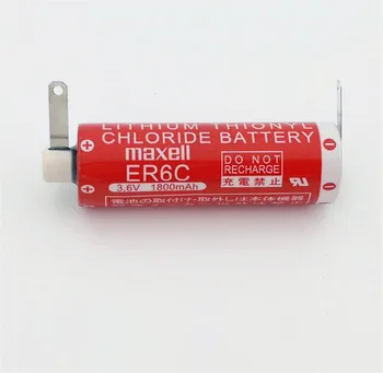 5pc iconstel za MAXELL ER6C AA 3,6 V 1800mah Klorid baterije z Rogom Japonska original PLC industrijske baterije