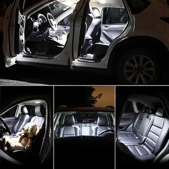 8x Avto Pribor LED Žarnice Notranje zadeve kompleti Za leto 2013 Subaru XV Crosstrek Zemljevid Dome Trunk registrske Tablice Lučka