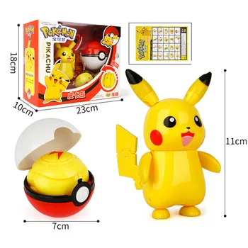 Pokemon igrače nastavite Žep Pošast Pikachu Akcijska Figura, Pokemon Igre Suniti Žogo Model Charmander Anime Slika Zbiranje Igrač Otroci Darilo